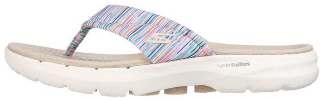 (Women) Skechers Go Walk 6 'Natural' 141000-NTMT Buy (Women) Skechers Go Walk 6 'Natural' 141000-NTMT