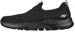 Buy (W) Skechers Go Walk 6 "Ocean Crystal Slip-On Noir" 124521-BBK