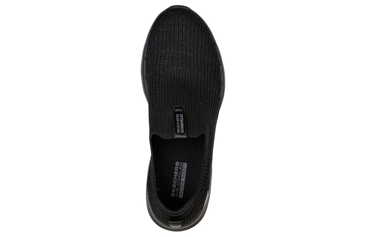 Shop (W) Skechers Go Walk 6 "Ocean Crystal Slip-On Noir" 124521-BBK