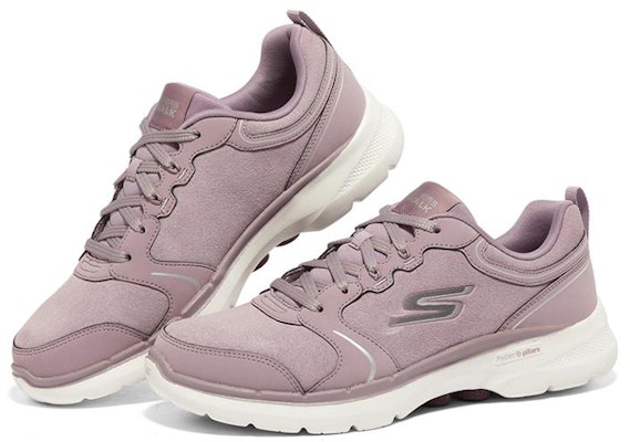 Skechers Go Walk 6 低筒跑步鞋 女款 茱萸粉 Lookbook Skechers Go Walk 6 低筒跑步鞋 女款 茱萸粉