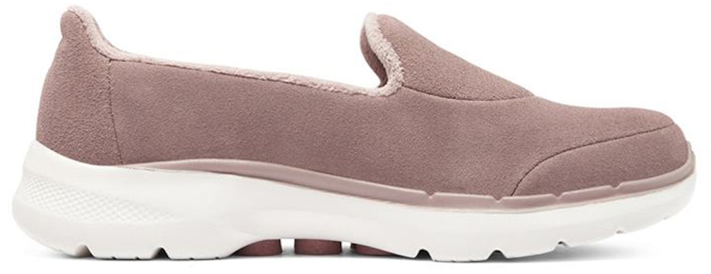 (W) Skechers Go Walk 6 'Pink Jujube Fleece-Lined Slip-On' Kasut Sarung Wanita 124528-MVE Order (W) Skechers Go Walk 6 'Pink Jujube Fleece-Lined Slip-On' Kasut Sarung Wanita 124528-MVE