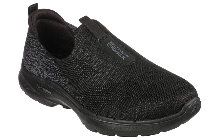 (W) Skechers Go Walk 6 'Pure Black Slip-On' 圖 3