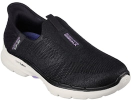 (W) Skechers Go Walk 6 'Hitam' 124569-BKLV Lookbook (W) Skechers Go Walk 6 'Hitam' 124569-BKLV