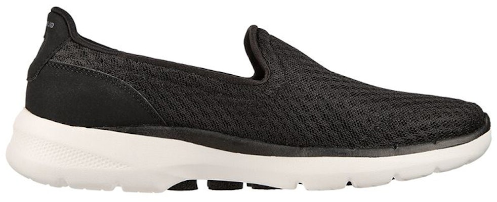 (Women) Skechers Go Walk 6 'Simplistic Black and White' 124508-BKW Order (Women) Skechers Go Walk 6 'Simplistic Black and White' 124508-BKW