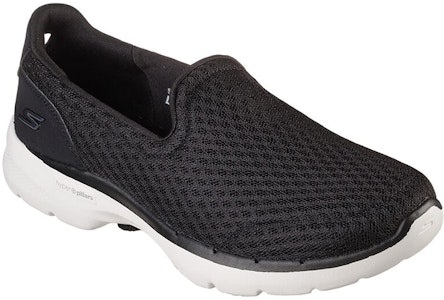 (W) Skechers Go Walk 6 'Hitam dan Putih Simplicity' 124508-BKW Lookbook (W) Skechers Go Walk 6 'Hitam dan Putih Simplicity' 124508-BKW