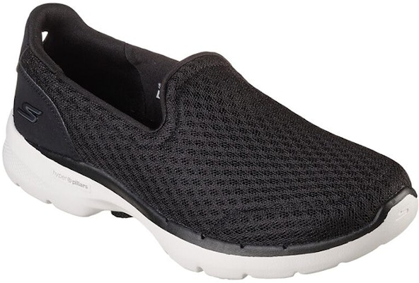 (W) スケッチャーズ GOwalk 6 シンプリスティック (白黒) 124508-BKW Lookbook (W) スケッチャーズ GOwalk 6 シンプリスティック (白黒) 124508-BKW