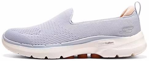 (Women) Skechers Go Walk 6 Slip In Fabulous View 'Light Grey Pink' 124571-LGPK (Women) Skechers Go Walk 6 Slip In Fabulous View 'Light Grey Pink' 124571-LGPK