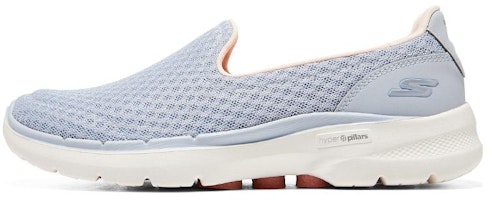 (Women) Skechers Go Walk 6 Big Splash 'Blue' 124508-LGPK (Women) Skechers Go Walk 6 Big Splash 'Blue' 124508-LGPK