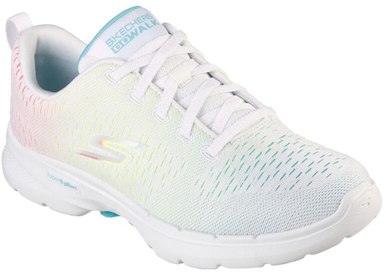 (Women) Skechers Go Walk 6 'Trendy Versatile Low-Top White' 124520-WMLT Lookbook (Women) Skechers Go Walk 6 'Trendy Versatile Low-Top White' 124520-WMLT
