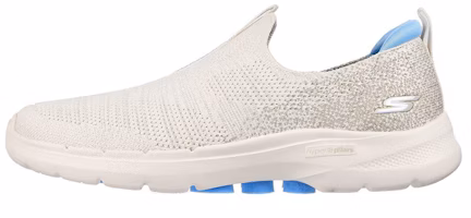 (Women) Skechers Go Walk 6 'White' 124502-NTBL (Women) Skechers Go Walk 6 'White' 124502-NTBL