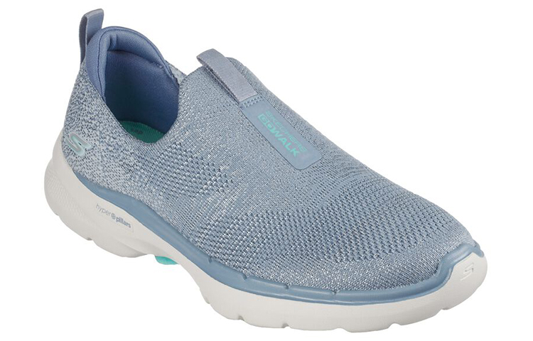 Lookbook (W) Skechers Go Walk 6 ''Weiß Blau'' 124502-BLTQ
