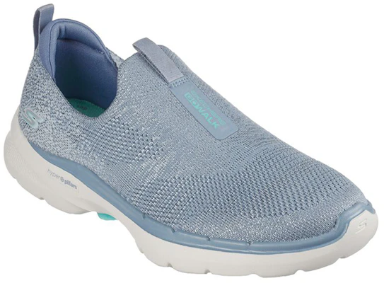 (W) Skechers Go Walk 6 ''Weiß Blau'' 124502-BLTQ Lookbook (W) Skechers Go Walk 6 ''Weiß Blau'' 124502-BLTQ