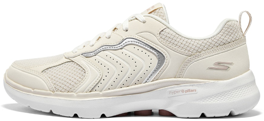 (Women) Skechers Go Walk 6 'White Comfort Sport Low-Top' 124633-OFWT Buy (Women) Skechers Go Walk 6 'White Comfort Sport Low-Top' 124633-OFWT