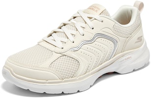 Skechers Go Walk 6 舒適運動 防滑耐磨 低筒 跑步鞋 女款 白色 Lookbook Skechers Go Walk 6 舒適運動 防滑耐磨 低筒 跑步鞋 女款 白色