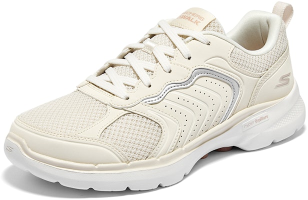 (Women) Skechers Go Walk 6 'White Comfort Sport Low-Top' 124633-OFWT Lookbook (Women) Skechers Go Walk 6 'White Comfort Sport Low-Top' 124633-OFWT