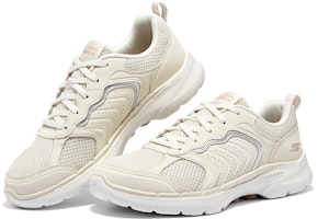 Skechers Go Walk 6 舒適運動 防滑耐磨 低筒 跑步鞋 女款 白色 Shop Skechers Go Walk 6 舒適運動 防滑耐磨 低筒 跑步鞋 女款 白色