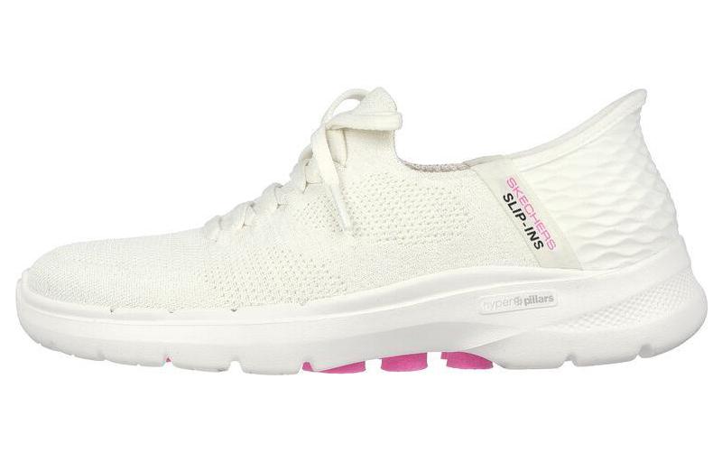 (Women) Skechers Go Walk 6 Lace Up 'Off White' 124568-OFWT