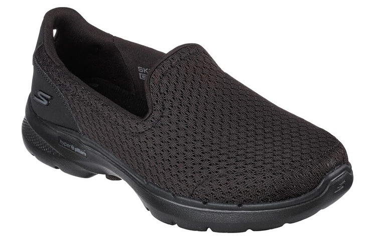 (W) Skechers Go Walk 6 Black Slip-On 'Sea Coast' 圖 3