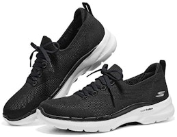 (W) Skechers Go Walk 6 Hyper Burst 'Hitam Putih' 896136-BKW Lookbook (W) Skechers Go Walk 6 Hyper Burst 'Hitam Putih' 896136-BKW