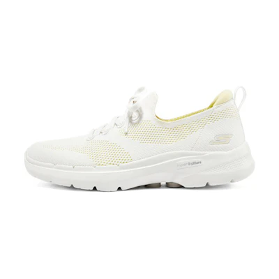 (W) Skechers Go Walk 6 Hyper Burst 'White Yellow'