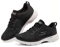 (W) Skechers Go Walk 6 Kasut Sukan Rendah Hitam/Putih 124512-BKW Lookbook (W) Skechers Go Walk 6 Kasut Sukan Rendah Hitam/Putih 124512-BKW