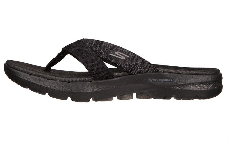 women-skechers-go-walk-6-sandal-black-casual-141010-bkgy