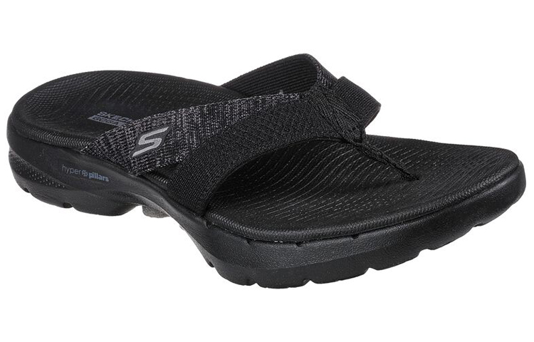 (W) Skechers Go Walk 6 Sandal 'Black Casual' 圖 3