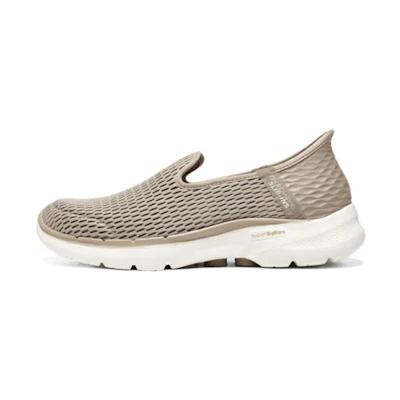 (W) Skechers Go Walk 6 Shoes 'Light Brown'