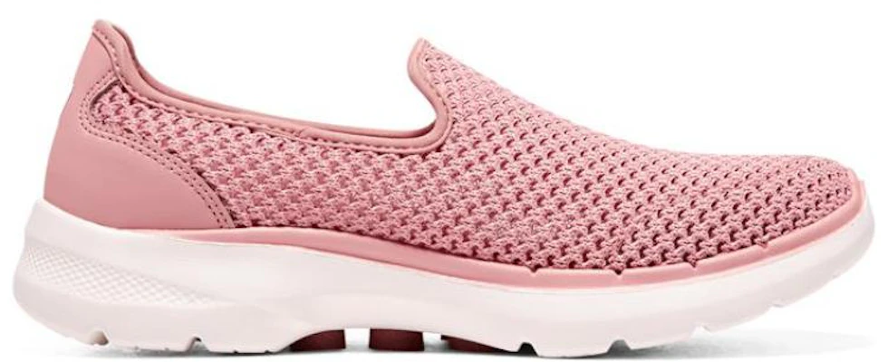 Skechers Go Walk 6 防滑耐磨 低筒 運動休閒鞋 女款 粉 Order Skechers Go Walk 6 防滑耐磨 低筒 運動休閒鞋 女款 粉