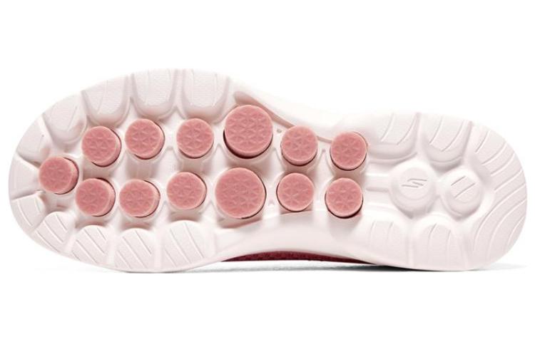 (W) Skechers Go Walk 6 Shoes 'Pink White' 圖 4