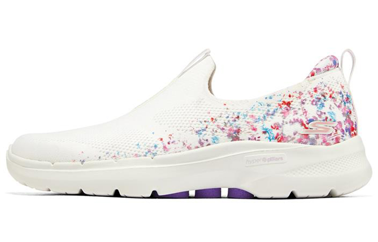 (Women) Skechers Go Walk 6 Slip-On 'White Multicolor' 124543-WMLT