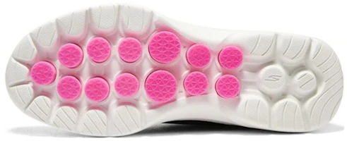 Shop Skechers Go Walk 6 閃穿鞋 減震防滑耐磨 低筒 運動休閒鞋 女款 黑粉