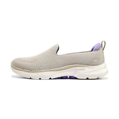 (W) Skechers Go Walk 6 Slip In Fabulous View 'Taupe Lavender'