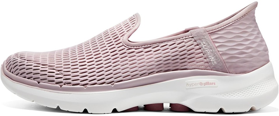 (W) Skechers Go Walk 6 Slip Ins Kasut 'Pink White' 896236-MVE Buy (W) Skechers Go Walk 6 Slip Ins Kasut 'Pink White' 896236-MVE