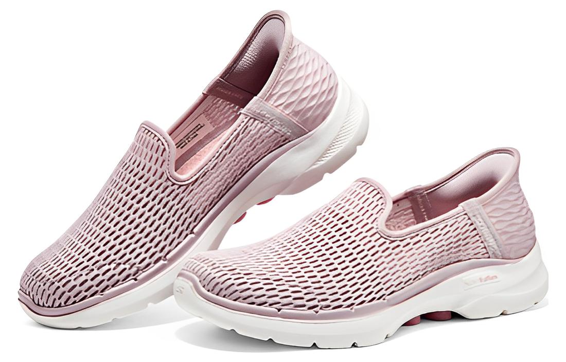 (W) Skechers Go Walk 6 Slip ins Shoes 'Pink White' 圖 3