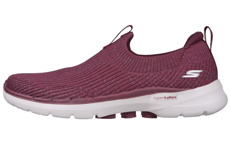 (Women) Skechers Go Walk 6 Slip-On 'Ocean Crystal' 124521-BURG