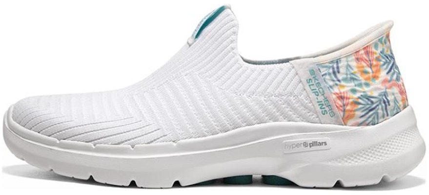 (Women) Skechers Go Walk 6 Tropical Bay 'White Multicolor' 124626-WTQ Buy (Women) Skechers Go Walk 6 Tropical Bay 'White Multicolor' 124626-WTQ