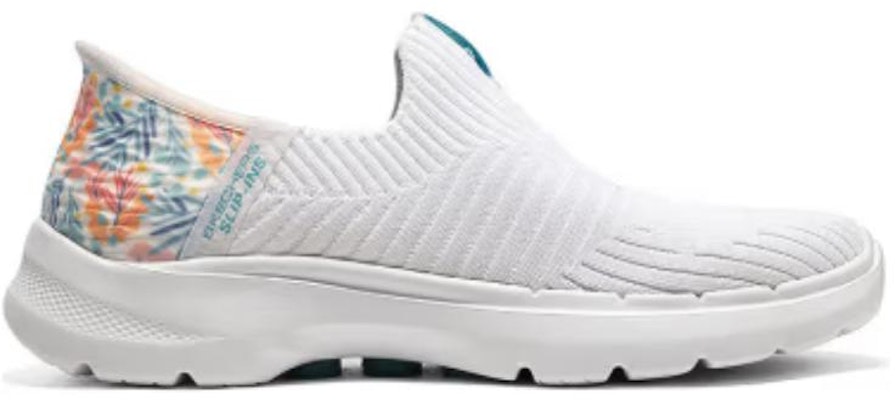 (Women) Skechers Go Walk 6 Tropical Bay 'White Multicolor' 124626-WTQ Order (Women) Skechers Go Walk 6 Tropical Bay 'White Multicolor' 124626-WTQ