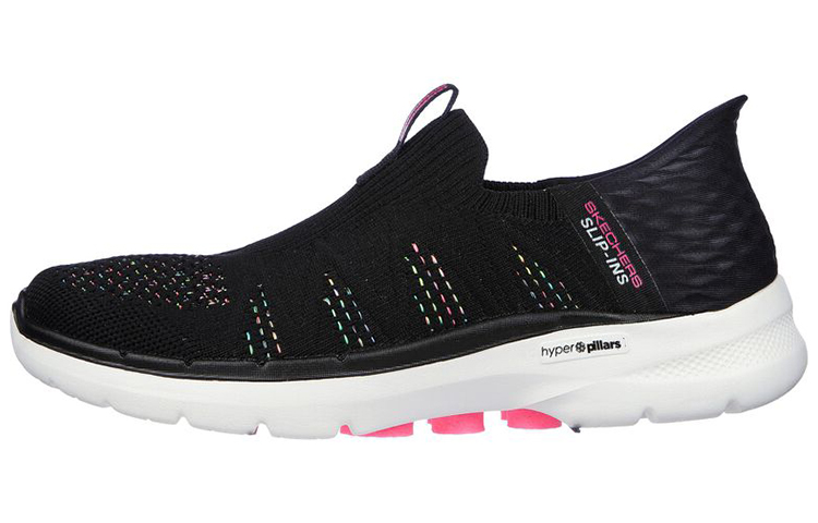 Buy (W) Skechers Go Walk 6 Valentina 'Hitam Pelbagai Warna' 124566-BKMT