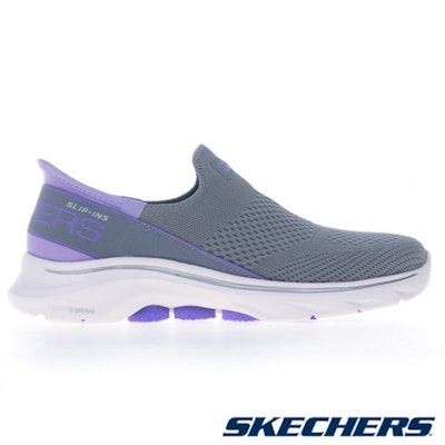 (Women) Skechers GO WALK 7 Casual Shoes Grey Gray 125231GYLV Order (Women) Skechers GO WALK 7 Casual Shoes Grey Gray 125231GYLV