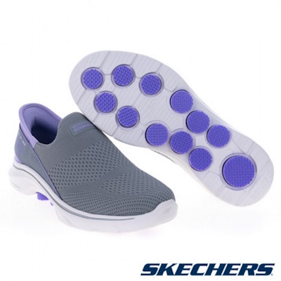 (Women) Skechers GO WALK 7 Casual Shoes Grey Gray 125231GYLV Shop (Women) Skechers GO WALK 7 Casual Shoes Grey Gray 125231GYLV