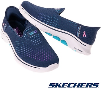 (W) SKECHERS GO WALK 7 粉紅絲帶版步行鞋 藍靛 125255WNVMT Lookbook (W) SKECHERS GO WALK 7 粉紅絲帶版步行鞋 藍靛 125255WNVMT