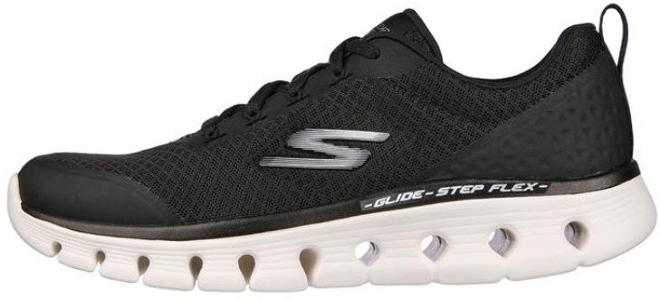 women-skechers-go-walk-black-and-white-124811-bkw
