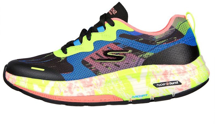 (Women) Skechers Go Walk 'Black Blue Yellow' 124942-BKMT Buy (Women) Skechers Go Walk 'Black Blue Yellow' 124942-BKMT