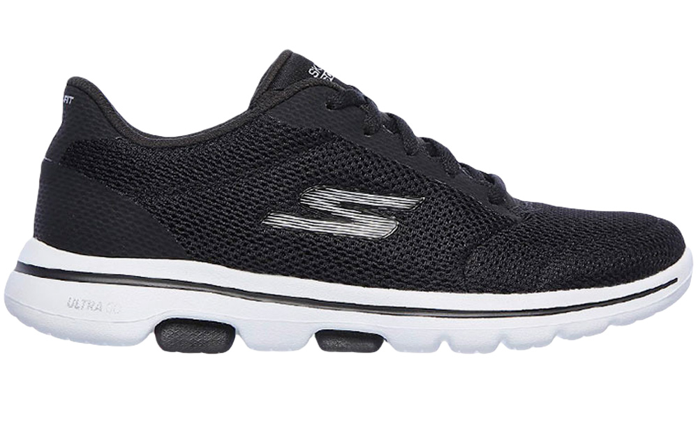 (W) Skechers Go Walk Cushioning Lightweight Casual Sports Shoe Black 圖 2