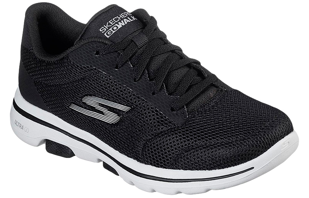 (W) Skechers Go Walk Cushioning Lightweight Casual Sports Shoe Black 圖 3