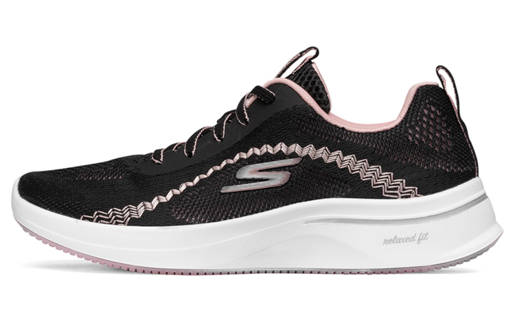(Women) Skechers Go Walk 'Black Pink' 124112-BKPK
