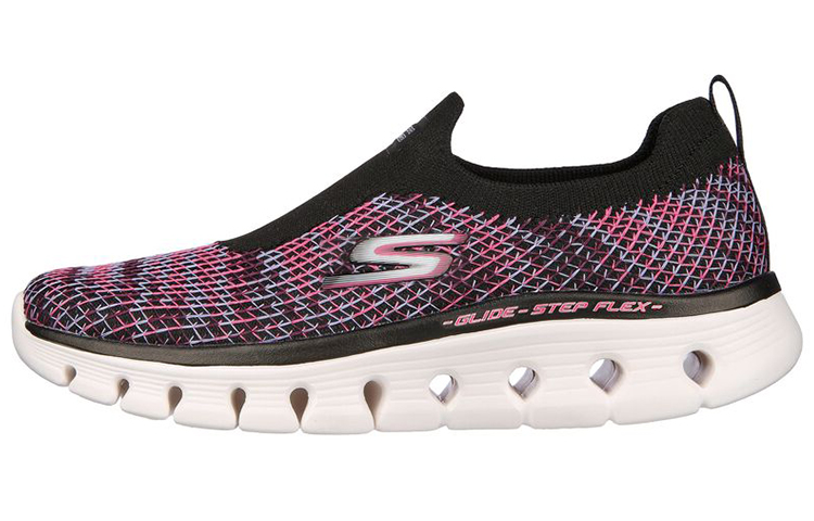 Buy (W) （女性用） スケッチャーズ ゴー ウォーク 'ブラック ピンク' 124807-BKMT 124807-BKMT
