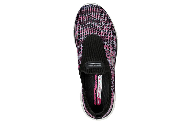 Lookbook (W) （女性用） スケッチャーズ ゴー ウォーク 'ブラック ピンク' 124807-BKMT 124807-BKMT