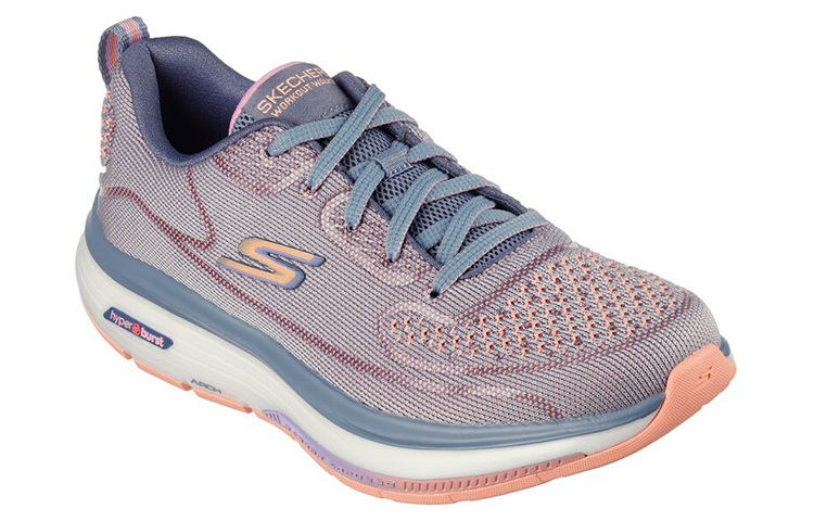 Lookbook (Women) Skechers Go Walk 'Blue Orange' 124940-BLOR